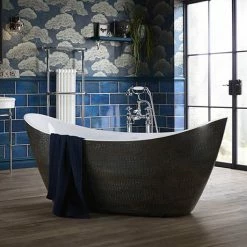 Heritage Bathrooms Heritage Alderley Croc Skin Effect Freestanding Acrylic Bath (1730 X 730mm)