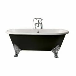 Heritage Bathrooms Heritage Grand Buckingham Roll Top Cast Iron Bath (1780x800mm) With Feet