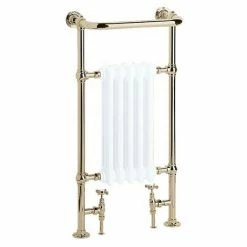 Heritage Bathrooms Heritage - Baby Clifton Heated Towel Rail - Vintage Gold - AHA80