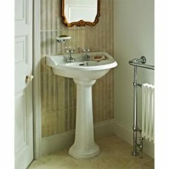 Heritage Bathrooms Heritage - Dorchester Standard Basin & Tall Pedestal - Various Tap Hole Options 5 Heritage Bathrooms Heritage - Dorchester Standard Basin & Tall Pedestal - Various Tap Hole Options -Heritage Bathrooms Shop PDW051 PDW09 D2N 460