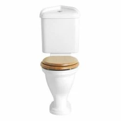 Heritage Bathrooms Heritage - Dorchester Close Coupled Comfort Height Corner WC & Cistern