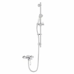 Heritage Bathrooms Heritage - Ryde Dual Control Mini Valve With Flexible Kit - Chrome