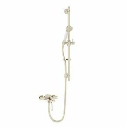Heritage Bathrooms Heritage - Ryde Dual Control Mini Valve With Flexible Kit - Vintage Gold
